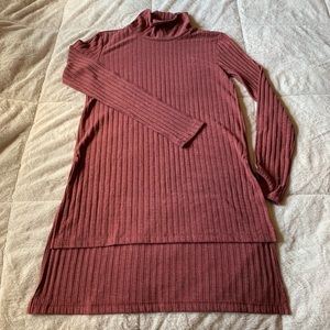Turtleneck Tunic Sweater